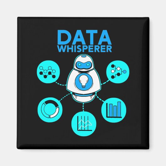 Data Whisperer Tech Ingenieur Mis Analyst Software Magnet (Vorne)
