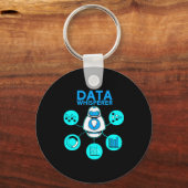 Data Whisperer Tech Ingenieur Mis Analyst Software Schlüsselanhänger (Vorderseite)