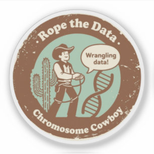 Data Wrangler auf der Range Genomics Edition Aufkleber