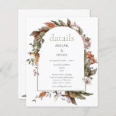 Datails zu Hochzeiten in der Herbstromantik (Vorne/Hinten)