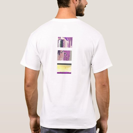 datamosh backstyle #39 minimal T-Shirt (Rückseite)