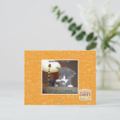 Datas einen kleinen Schritt für mich Postkarte (Stehend Vorderseite)