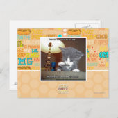 Datas einen kleinen Schritt für mich Postkarte (Vorne/Hinten)