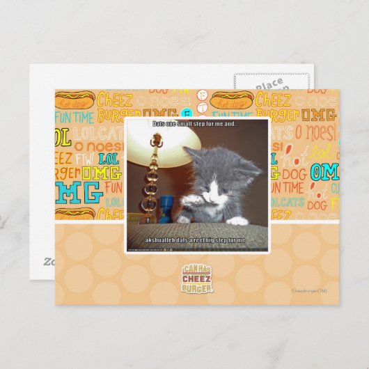 Datas einen kleinen Schritt für mich Postkarte (Vorne/Hinten)