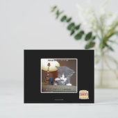 Datas einen kleinen Schritt für mich Postkarte (Stehend Vorderseite)