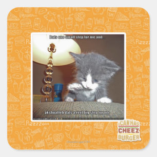 Datas einen kleinen Schritt für mich Quadratischer Aufkleber