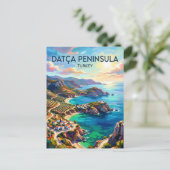 Datça-Halbinsel Türkei Postkarte (Stehend Vorderseite)