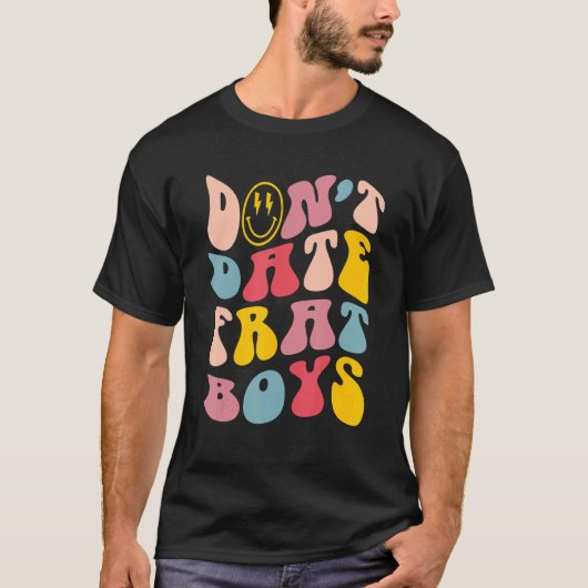 Date Frat Boys Preppy Trendy T-Shirt (Vorderseite)