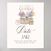 Date jar Date ideas for couple Off the Market Poster (Vorne)