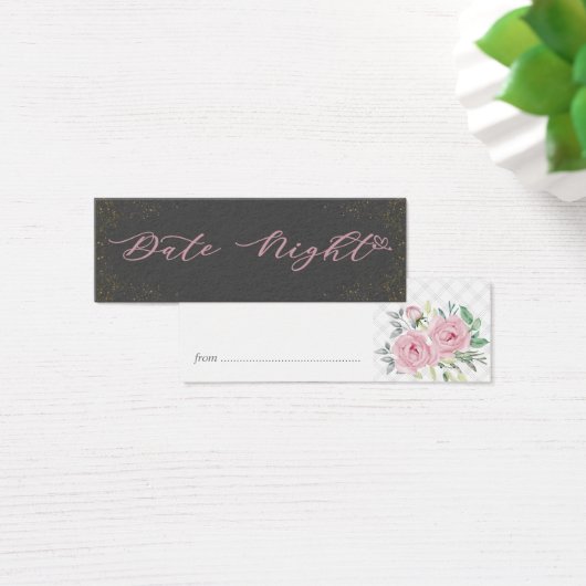 Date Night Brautparty Game Cards Peony Bouquet (Schreibtisch)