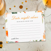 Date Night Ideas Aperol Spritz Brautparty Begleitkarte