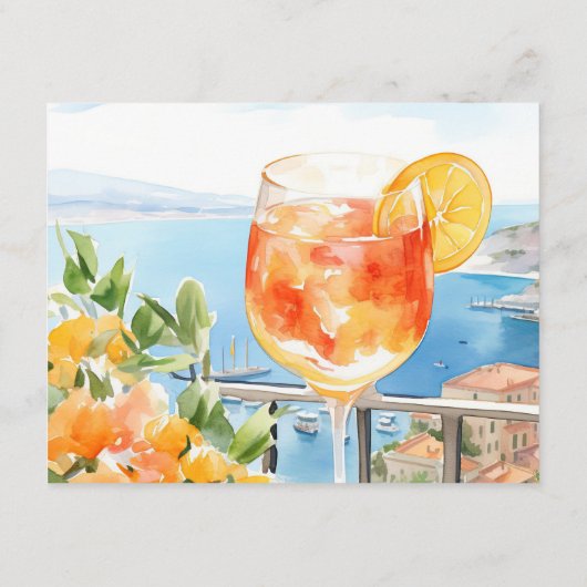 Date Night Ideas Aperol Spritz Brautparty Begleitkarte (Rückseite)