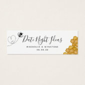 Date Night Ideas Bee Brautparty Wedding (Rückseite)