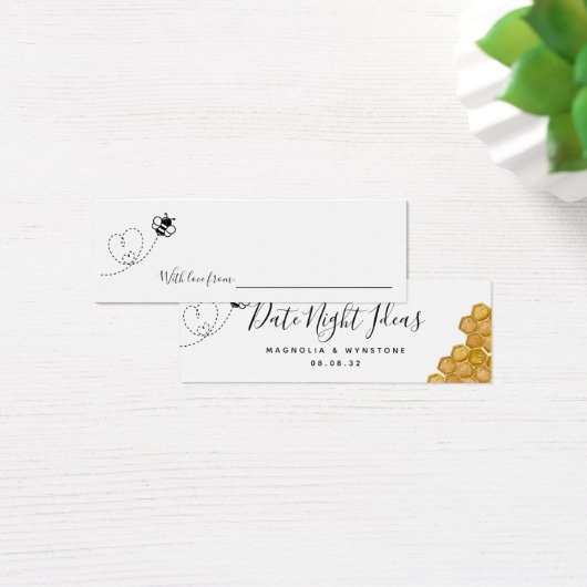 Date Night Ideas Bee Brautparty Wedding (Schreibtisch)