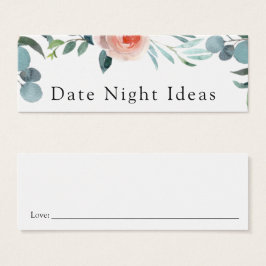 Date Night Ideas Bridal Teekarte