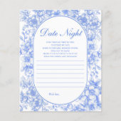 Date Night Ideas for Couple Bride etwas Blue (Vorderseite)