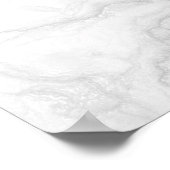 Date Night Ideas signieren Marmor & Gold Brautpart Poster (Ecke)