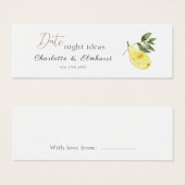 Date Night Ideo Limoncello Cocktail Brautparty (Vorne & Hinten)