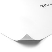 Date Night Jar Sign Wedding Advice Dusche Moderne Poster (Ecke)