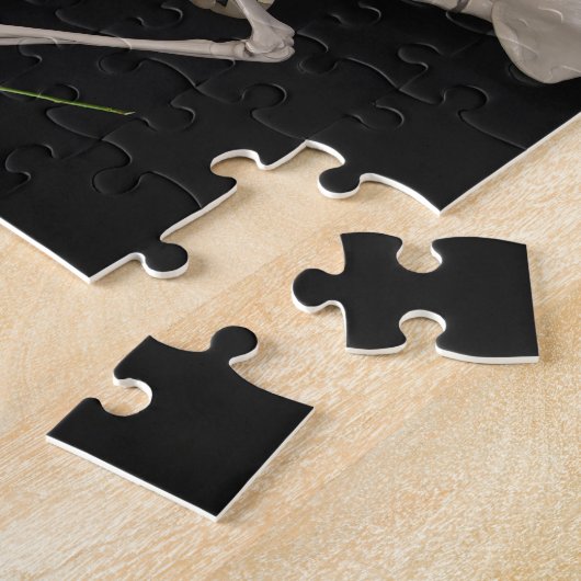 Date Night Niedlich Skelettpaare Puzzle (Seite)