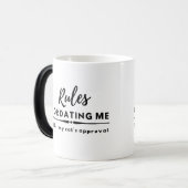 Date Night Shirt, Funny Verabredet Regeln, Chat Re Verwandlungstasse (Vorderseite Links)