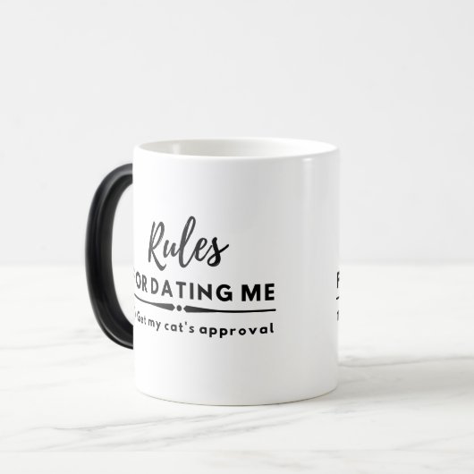 Date Night Shirt, Funny Verabredet Regeln, Chat Re Verwandlungstasse (Vorderseite Links)