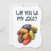 Date Night Spaß - Ein Funny Valentine Meme Einladung (Vorderseite)