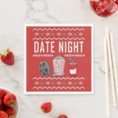 Date Night Ugge Christmas Sweater Serviette (Beispiel)