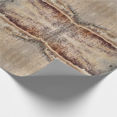 Date Palm Tree Trunk Texture Closeup Foto Geschenkpapier (Ecke)
