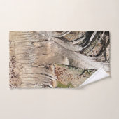 Date Palm Tree Trunk Texture Closeup Foto Image Badhandtuch Set (Handtuch)