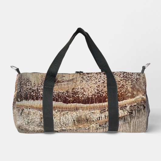 Date Palm Tree Trunk Texture Closeup Foto Image Duffle Bag (Vorderseite)