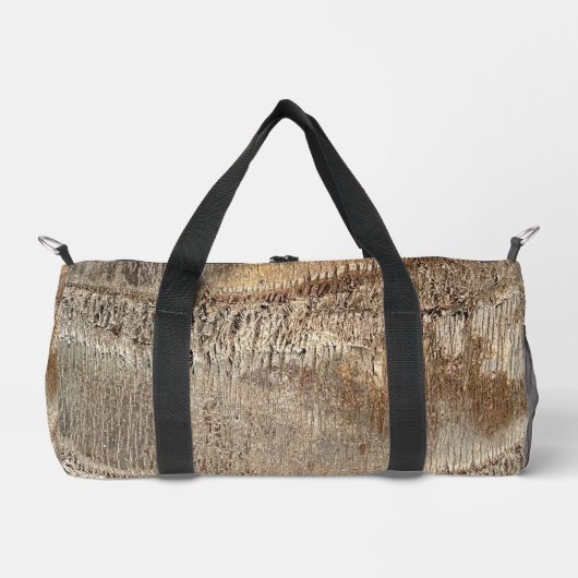 Date Palm Tree Trunk Texture Closeup Foto Image Duffle Bag (Vorderseite)