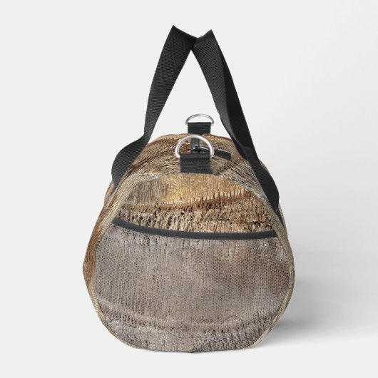 Date Palm Tree Trunk Texture Closeup Foto Image Duffle Bag (Rechts)