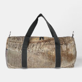 Date Palm Tree Trunk Texture Closeup Foto Image Duffle Bag (Rückseite)