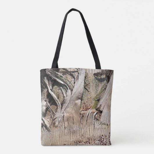 Date Palm Tree Trunk Texture Closeup Foto Image Tasche (Rückseite)
