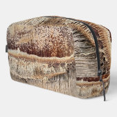 Date Palm Tree Trunk Texture Closeup Foto Image Waschbeutel (Rechte Ecke)