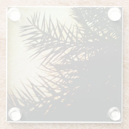 Date Tree Shadows Glasuntersetzer (Rückseite)