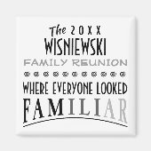DATED FUNNY FAMILY WIEDERSEHEN GIFT KEEPSAKE MAGNET (Vorne)