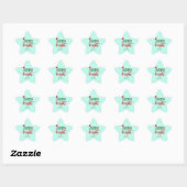 Dated Merry & Bright on Green Holiday Stickers (Blatt)