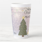 Dated Mr & Mrs Yellow Star Xmas Art Milchtasse (Vorderseite)