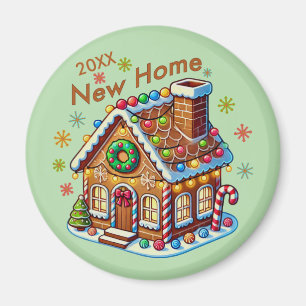 Dated New Zuhause Gingerbread House Magnet
