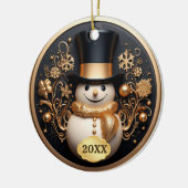 Dated Niedlich Snowman Weihnachtsschmuck (Links)