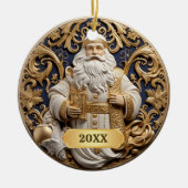 Dated Santa Claus Weihnachtsschmuck (Vorne)