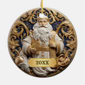 Dated Santa Claus Weihnachtsschmuck (Hinten)