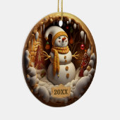 Dated Snowman Weihnachtsschmuck (Rechts)