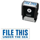 DATEI DIES UNTER DEM Sarkastischen Funny Zitat Jok Permastempel (Beispiel)