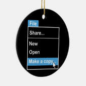 Datei Kopieren von Computerwissenschaften Keramik Ornament (Rechts)