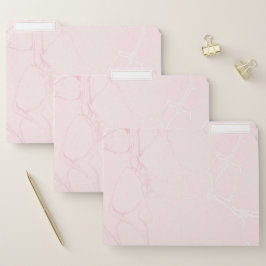 Datei-Ordner-Set - Marmorrosa Papiermappe