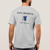 Daten-Affen T-Shirt (Rückseite)