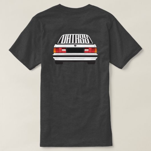 Daten BMW E30 T-Shirt (Design Rückseite)